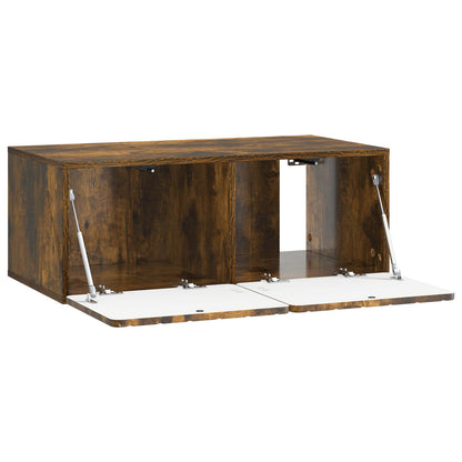 Wall-Mounted TV Cabinet 78.5 x 41 x 30 cm Smoked Oak
