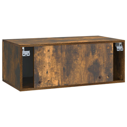 Wall-Mounted TV Cabinet 78.5 x 41 x 30 cm Smoked Oak