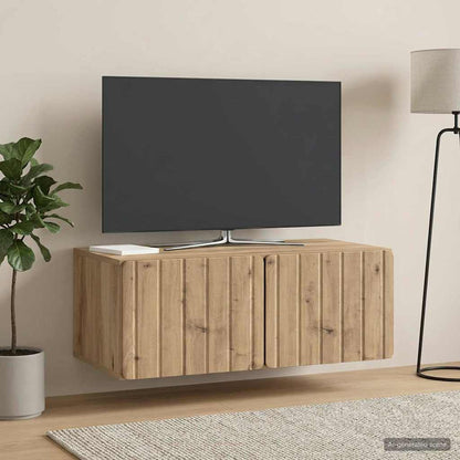 Wall-Mounted TV Cabinet 78.5 x 41 x 30 cm Artisan Oak