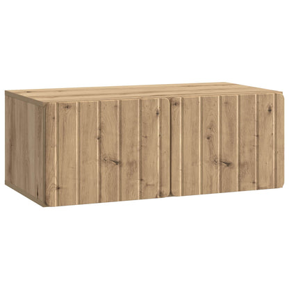 Wall-Mounted TV Cabinet 78.5 x 41 x 30 cm Artisan Oak