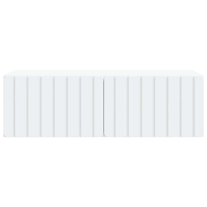 Wall-Mounted TV Cabinet 98 x 41 x 30 cm White Engineered Wood