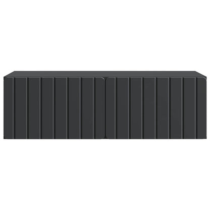 Wall-Mounted TV Cabinet 98 x 41 x 30 cm Black Engineered Wood