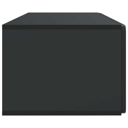Wall-Mounted TV Cabinet 98 x 41 x 30 cm Black Engineered Wood