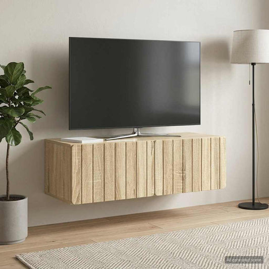 Wall-Mounted TV Cabinet 98 x 41 x 30 cm Sonoma Oak
