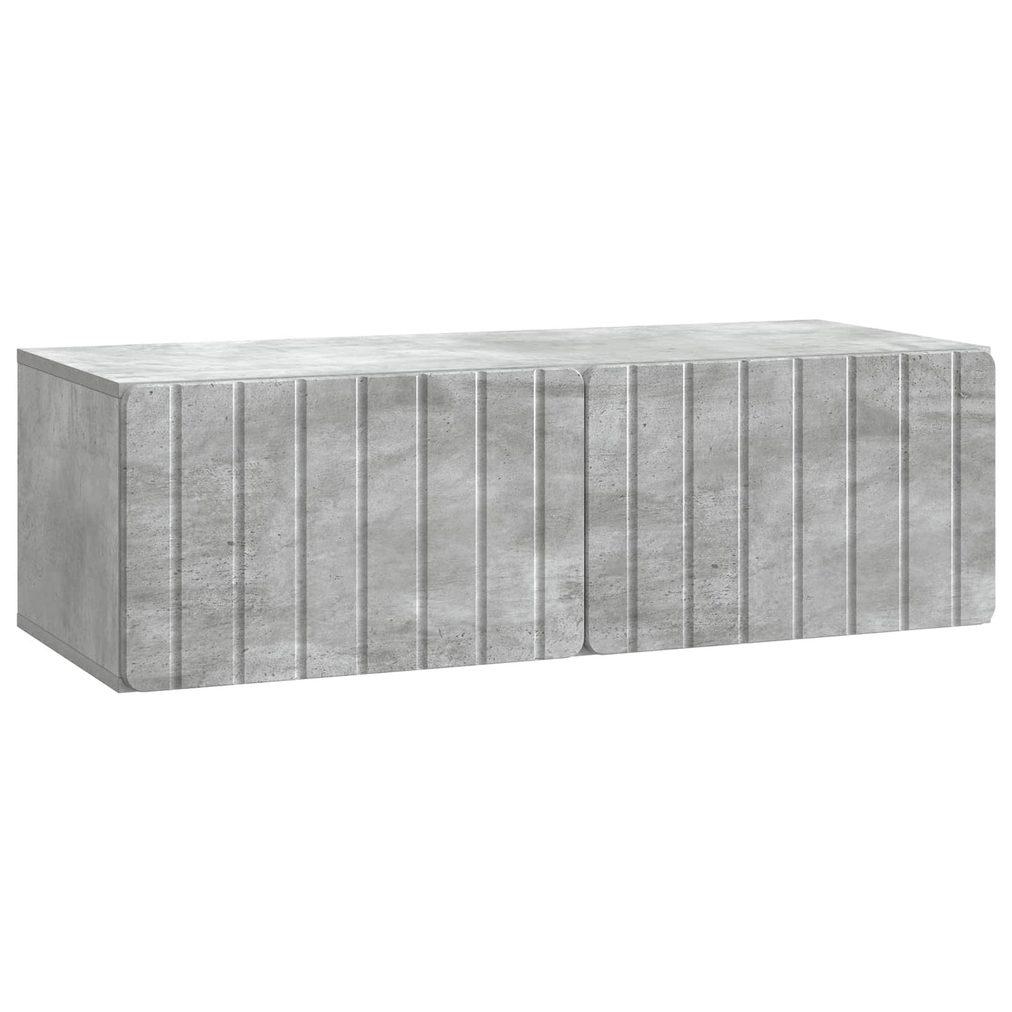 Wall-Mounted TV Cabinet 98 x 41 x 30 cm Concrete Grey