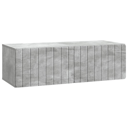 Wall-Mounted TV Cabinet 98 x 41 x 30 cm Concrete Grey