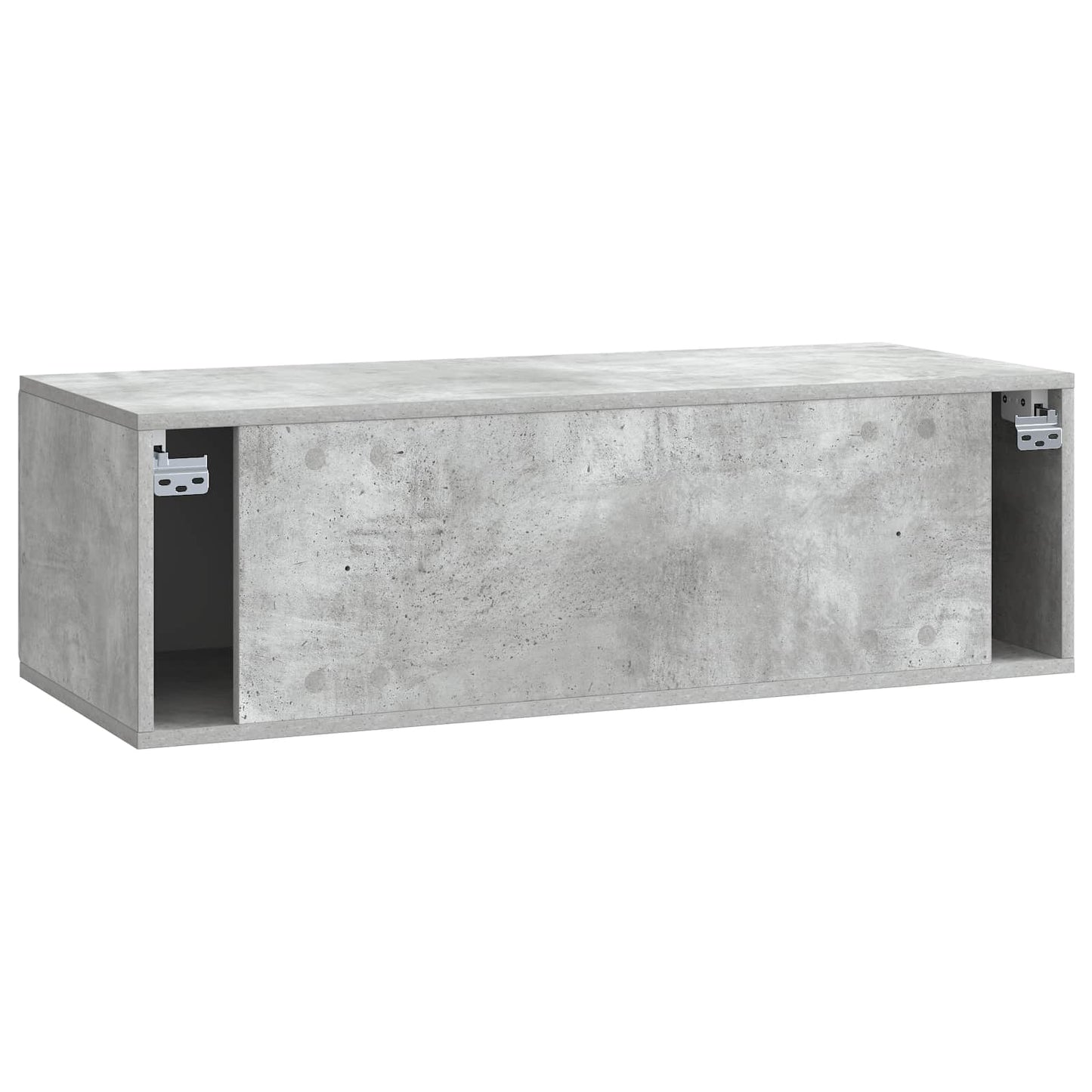 Wall-Mounted TV Cabinet 98 x 41 x 30 cm Concrete Grey