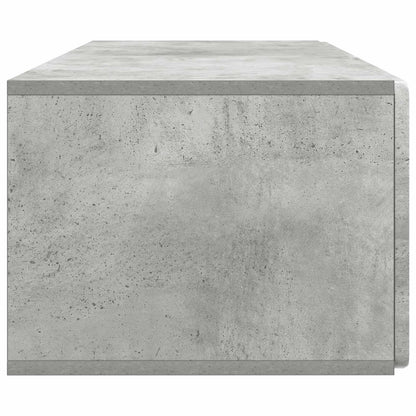 Wall-Mounted TV Cabinet 98 x 41 x 30 cm Concrete Grey