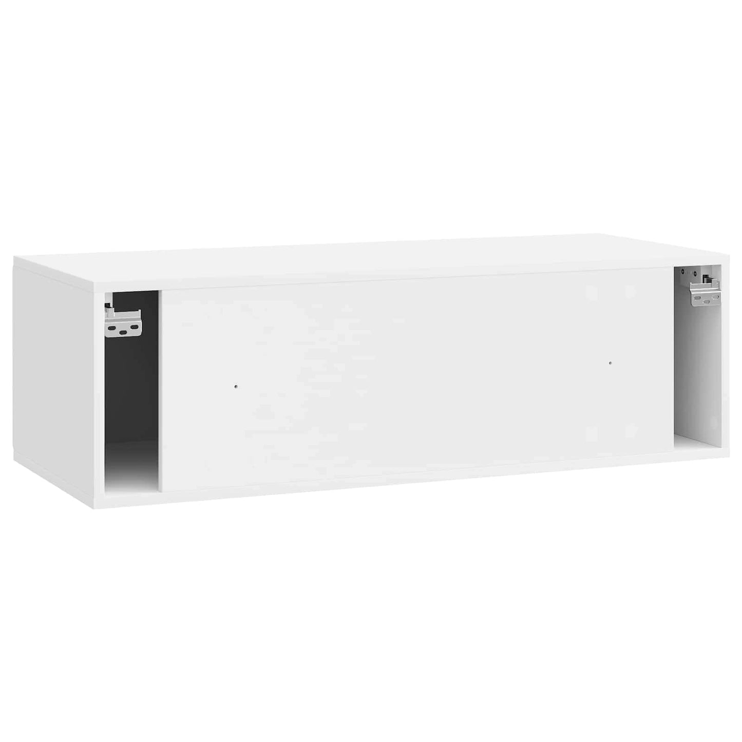 Wall-Mounted TV Cabinet 98 x 41 x 30 cm High Gloss White