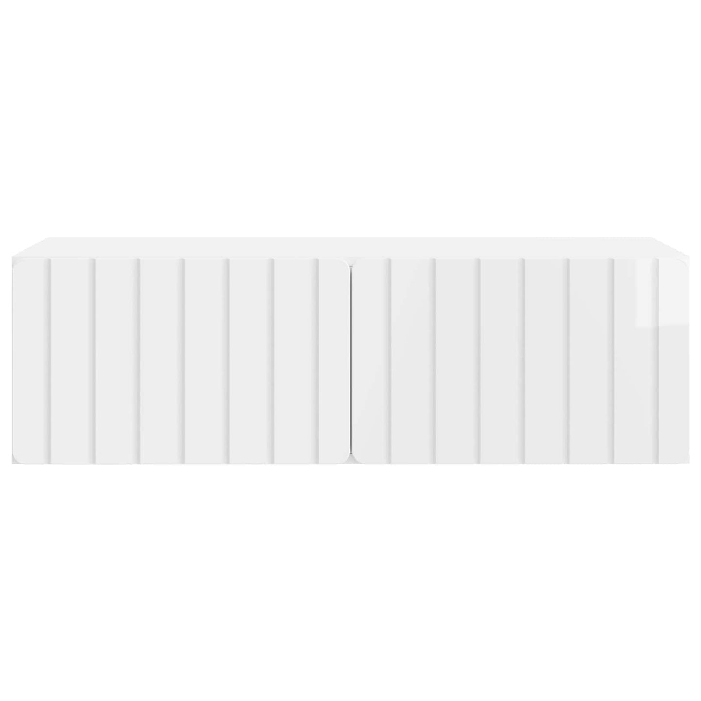 Wall-Mounted TV Cabinet 98 x 41 x 30 cm High Gloss White