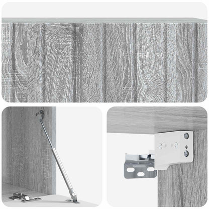 Wall-Mounted TV Cabinet 98 x 41 x 30 cm Grey Sonoma