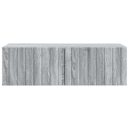 Wall-Mounted TV Cabinet 98 x 41 x 30 cm Grey Sonoma