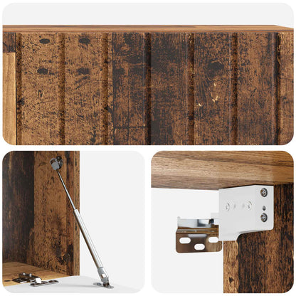 Wall-Mounted TV Cabinet 98 x 41 x 30 cm Old Wood