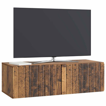Wall-Mounted TV Cabinet 98 x 41 x 30 cm Old Wood