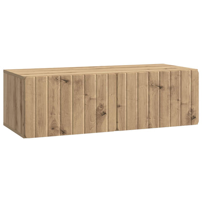 Wall-Mounted TV Cabinet 98 x 41 x 30 cm Artisan Oak