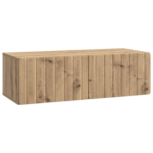 Wall-Mounted TV Cabinet 98 x 41 x 30 cm Artisan Oak