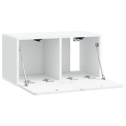 Wall-Mounted TV Cabinet 59.5 x 31 x 30 cm White Engineered Wood
