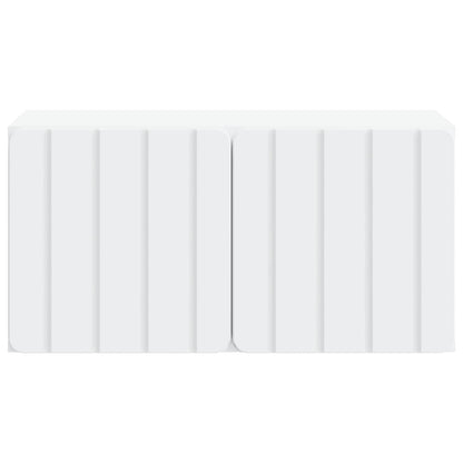 Wall-Mounted TV Cabinet 59.5 x 31 x 30 cm White Engineered Wood