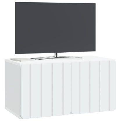 Wall-Mounted TV Cabinet 59.5 x 31 x 30 cm White Engineered Wood