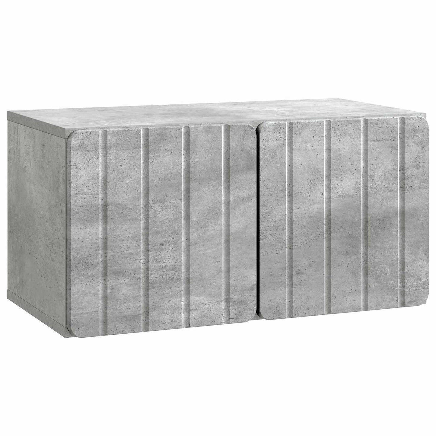 Wall-Mounted TV Cabinet 59.5 x 31 x 30 cm Concrete Grey