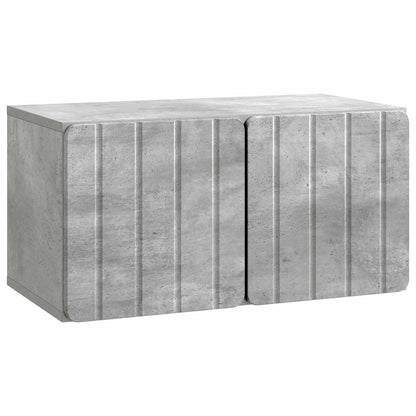 Wall-Mounted TV Cabinet 59.5 x 31 x 30 cm Concrete Grey