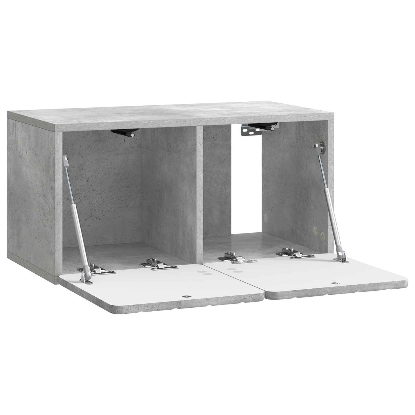 Wall-Mounted TV Cabinet 59.5 x 31 x 30 cm Concrete Grey