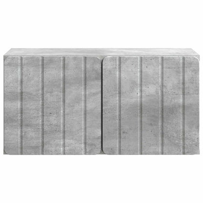 Wall-Mounted TV Cabinet 59.5 x 31 x 30 cm Concrete Grey