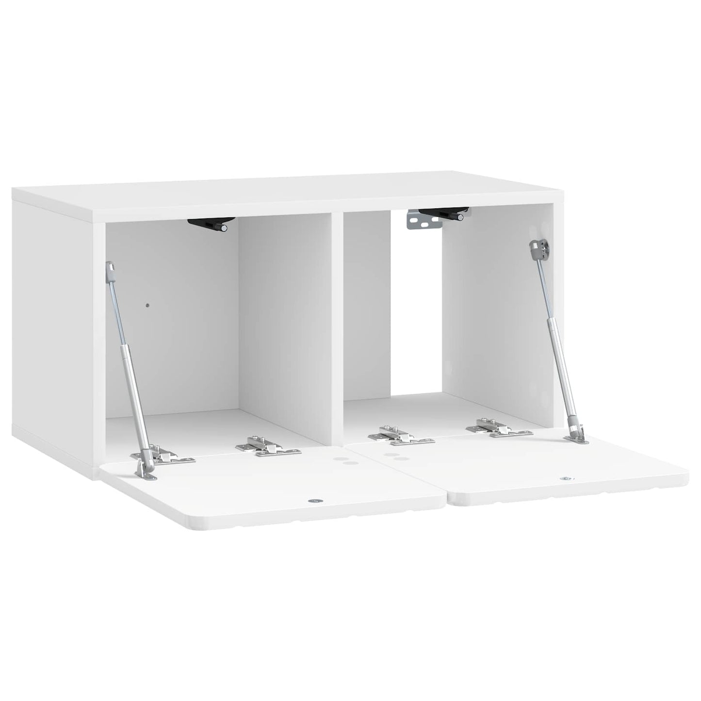 Wall-Mounted TV Cabinet 59.5 x 31 x 30 cm High Gloss White