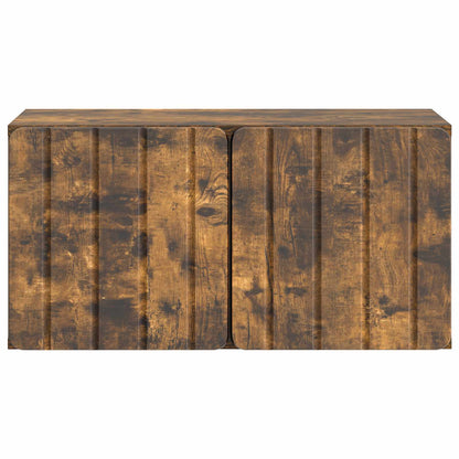 Wall-Mounted TV Cabinet 59.5 x 31 x 30 cm Smoked Oak