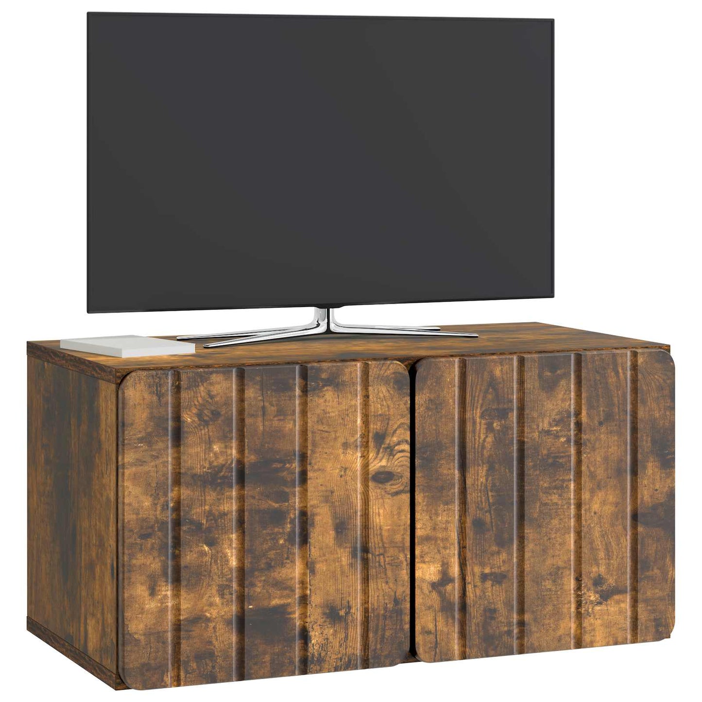 Wall-Mounted TV Cabinet 59.5 x 31 x 30 cm Smoked Oak