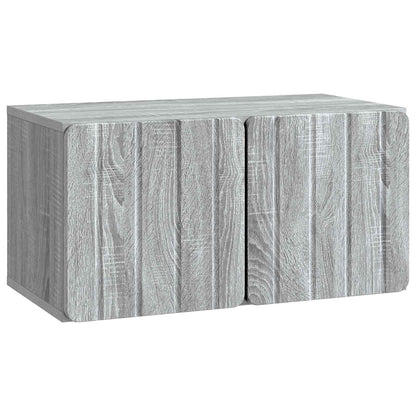 Wall-Mounted TV Cabinet 59.5 x 31 x 30 cm Grey Sonoma