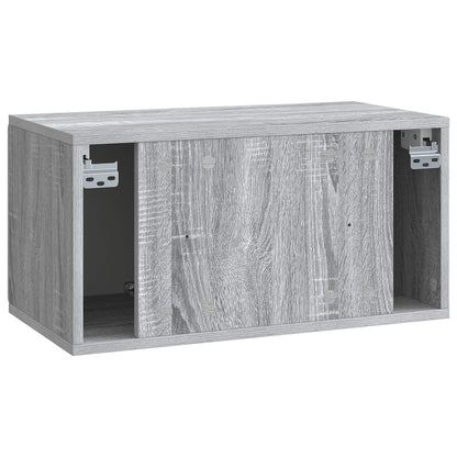 Wall-Mounted TV Cabinet 59.5 x 31 x 30 cm Grey Sonoma