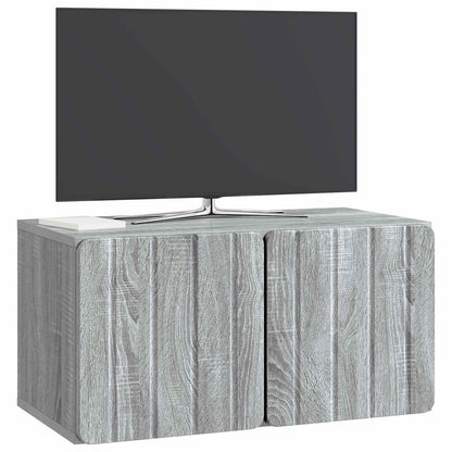 Wall-Mounted TV Cabinet 59.5 x 31 x 30 cm Grey Sonoma