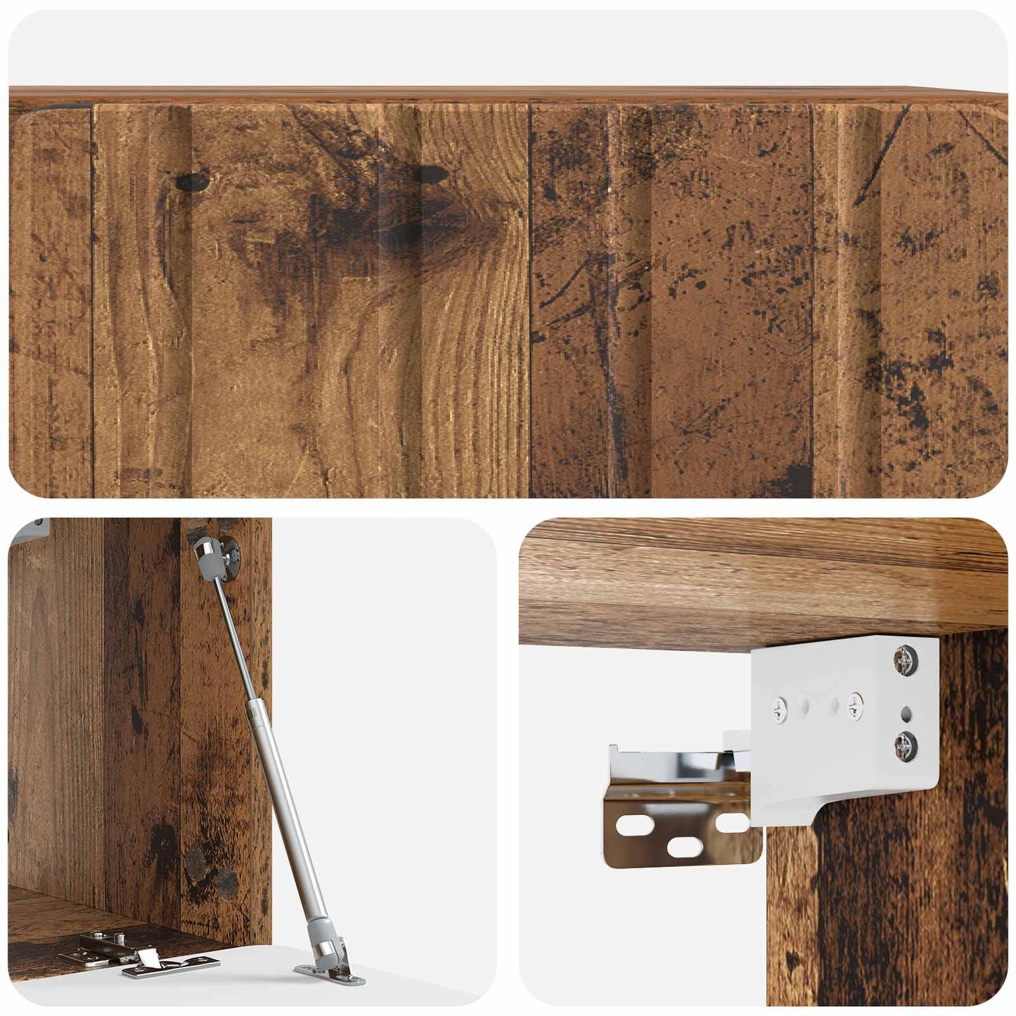 Wall-Mounted TV Cabinet 59.5 x 31 x 30 cm Old Wood
