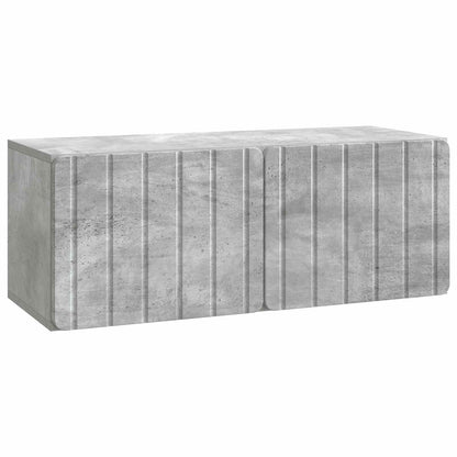 Wall-Mounted TV Cabinet 78.5 x 31 x 30 cm Concrete Grey