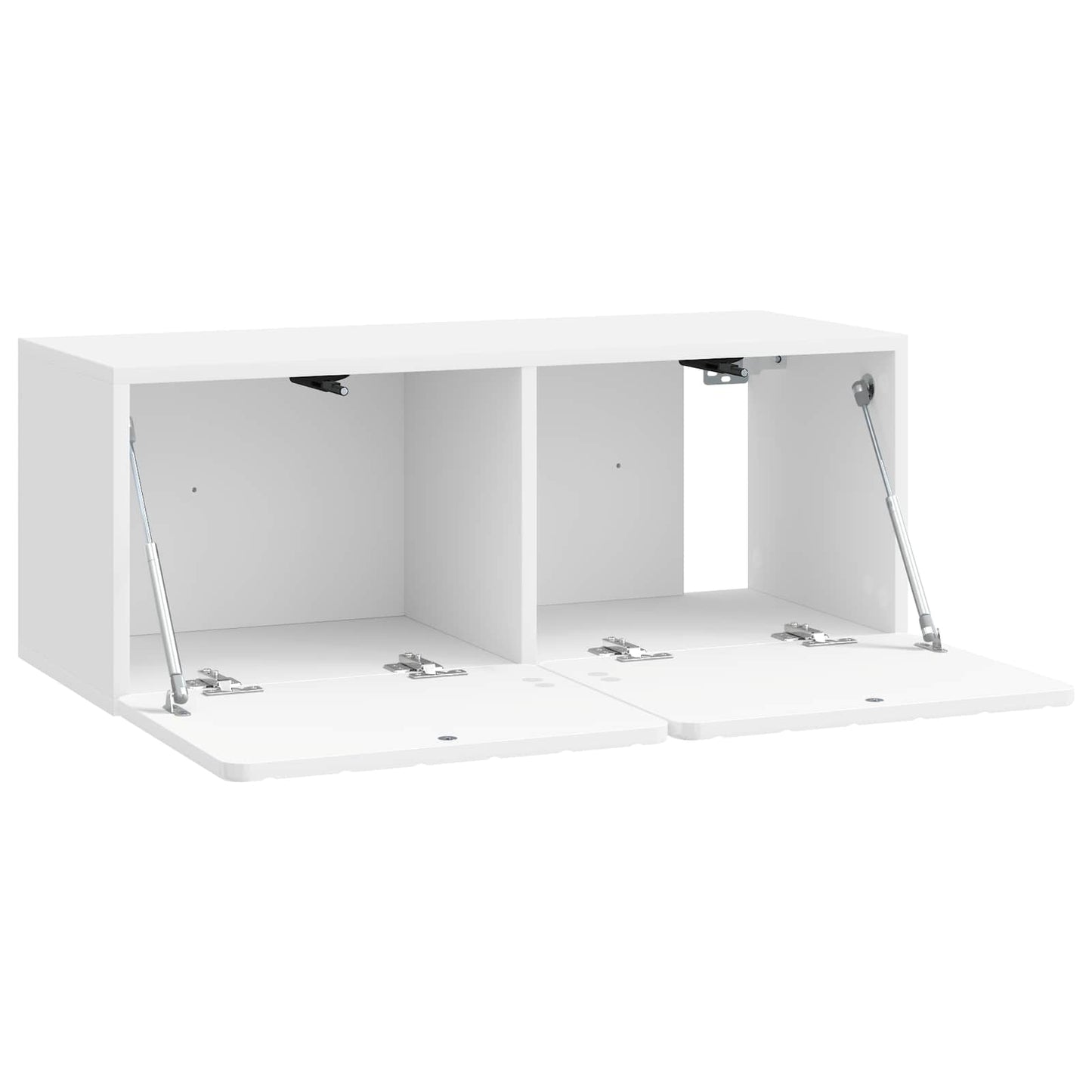 Wall-Mounted TV Cabinet 78.5 x 31 x 30 cm High Gloss White