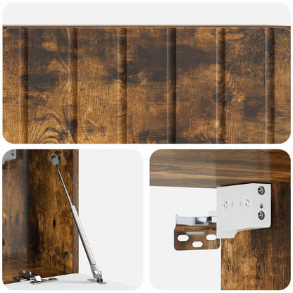 Wall-Mounted TV Cabinet 78.5 x 31 x 30 cm Smoked Oak