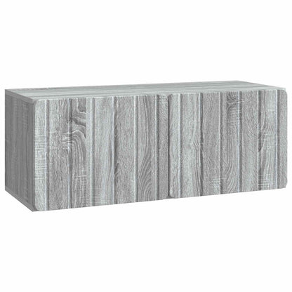Wall-Mounted TV Cabinet 78.5 x 31 x 30 cm Grey Sonoma