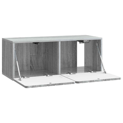 Wall-Mounted TV Cabinet 78.5 x 31 x 30 cm Grey Sonoma