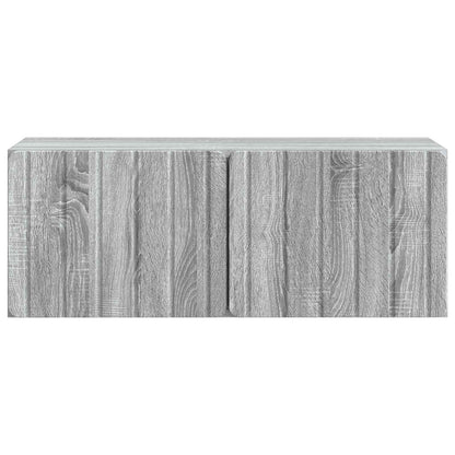 Wall-Mounted TV Cabinet 78.5 x 31 x 30 cm Grey Sonoma