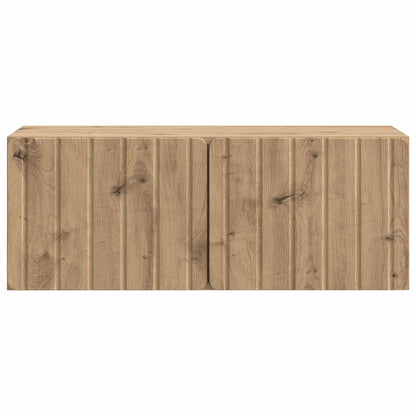 Wall-Mounted TV Cabinet 78.5 x 31 x 30 cm Artisan Oak
