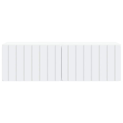 Wall-Mounted TV Cabinet 98 x 31 x 30 cm White Engineered Wood