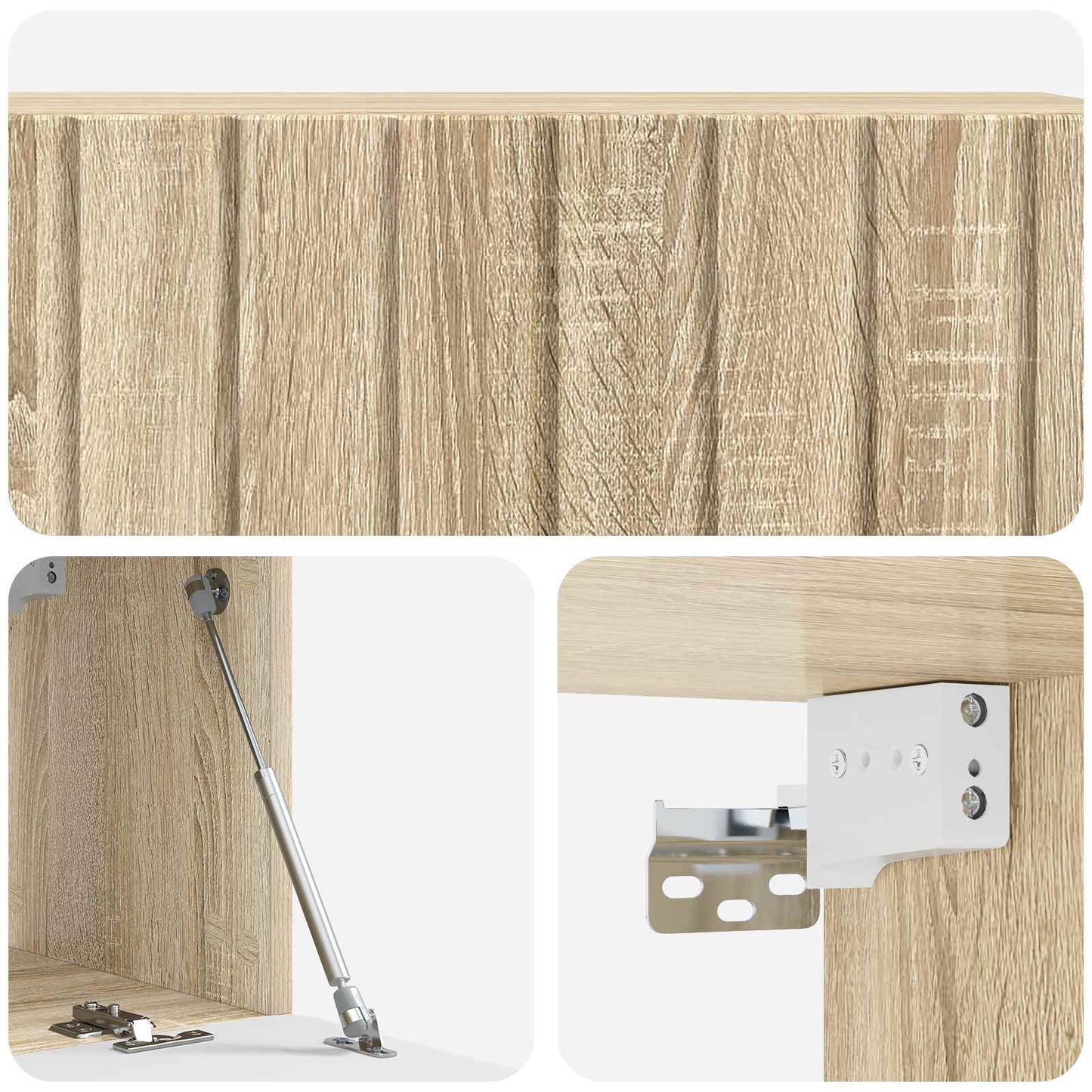 Wall-Mounted TV Cabinet 98 x 31 x 30 cm Sonoma Oak