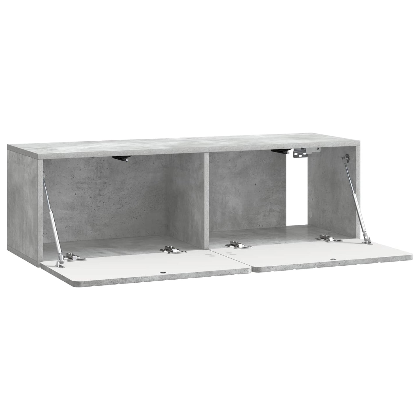 Wall-Mounted TV Cabinet 98 x 31 x 30 cm Concrete Grey