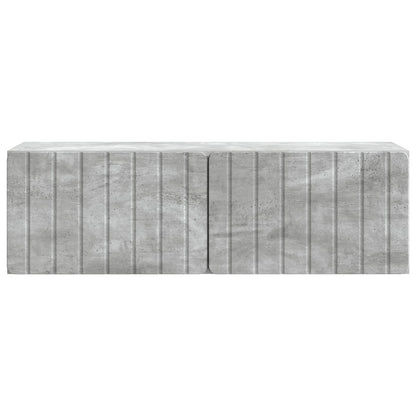 Wall-Mounted TV Cabinet 98 x 31 x 30 cm Concrete Grey