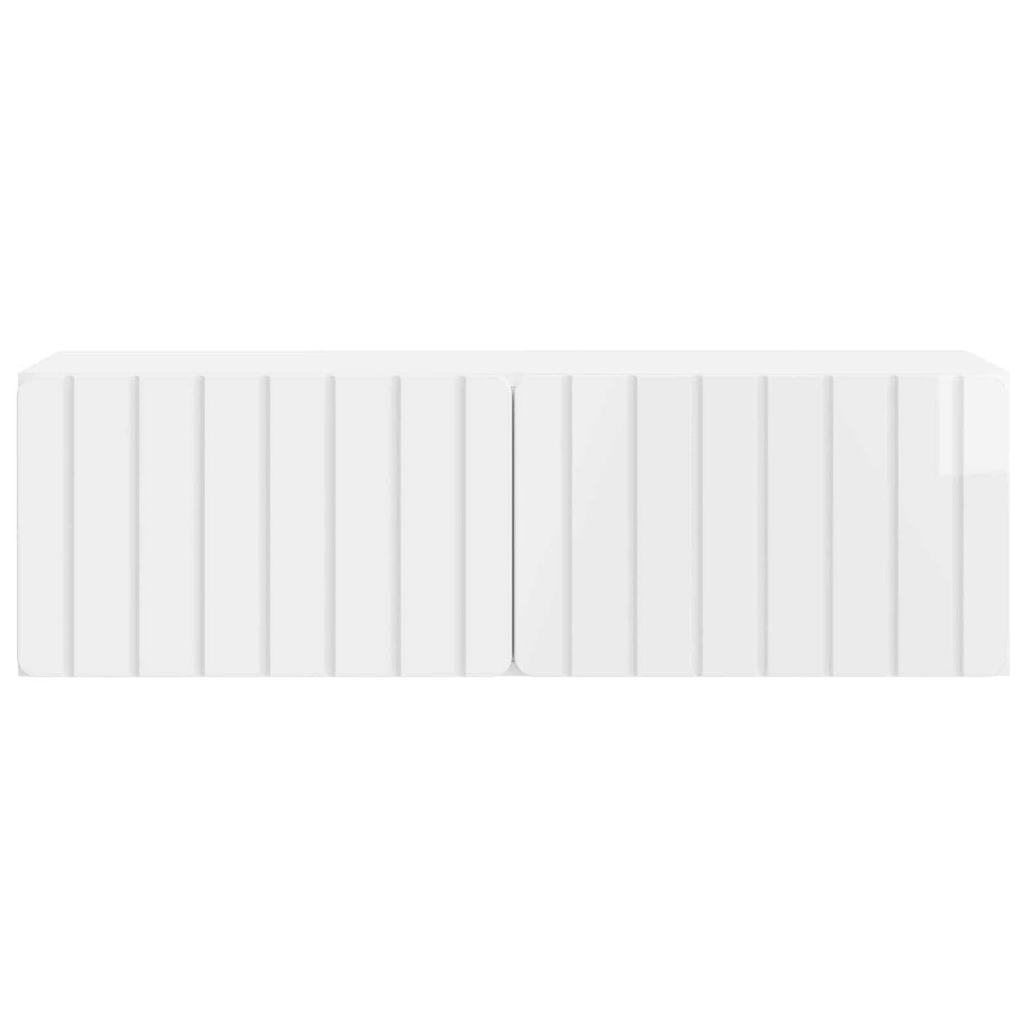 Wall-Mounted TV Cabinet 98 x 31 x 30 cm High Gloss White