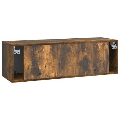 Wall-Mounted TV Cabinet 98 x 31 x 30 cm Smoked Oak