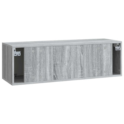 Wall-Mounted TV Cabinet 98 x 31 x 30 cm Grey Sonoma