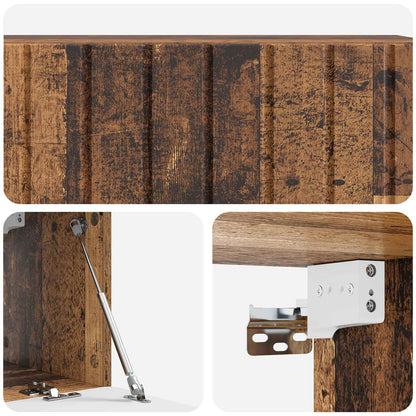 Wall-Mounted TV Cabinet 98 x 31 x 30 cm Old Wood