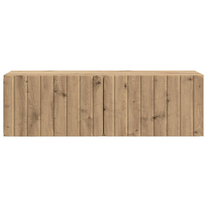 Wall-Mounted TV Cabinet 98 x 31 x 30 cm Artisan Oak